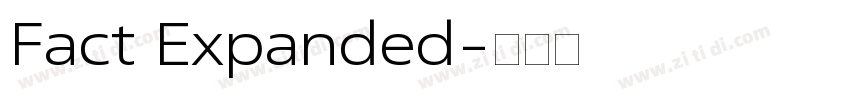 Fact Expanded字体转换